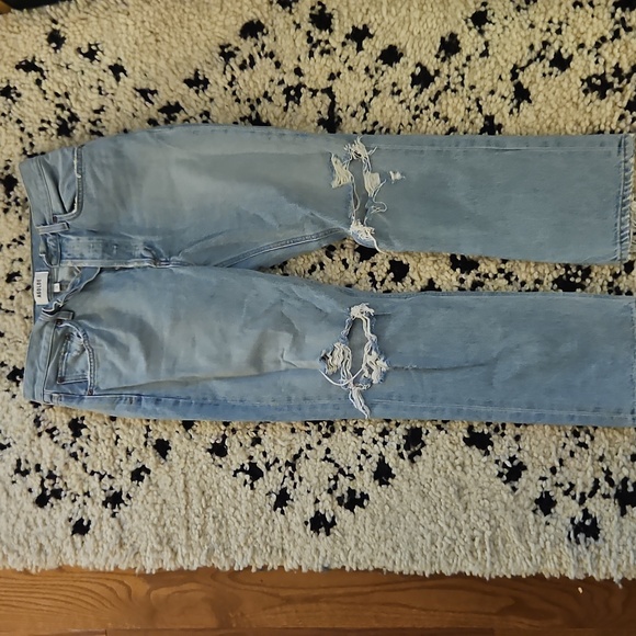 Agolde Riley Hi Rise Straight Crop 28 - Picture 3 of 7